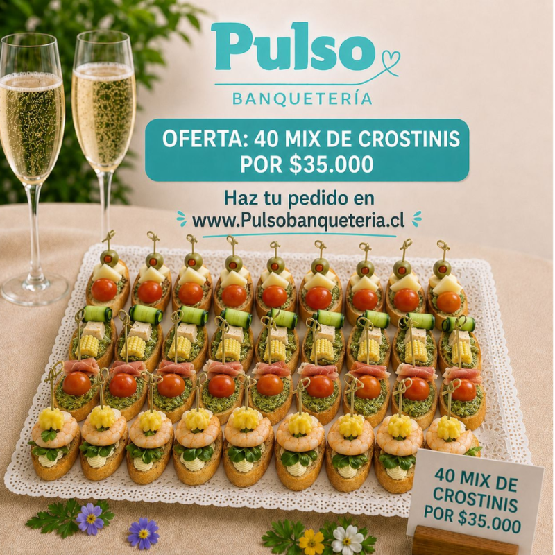 Crostinis 40 unidades