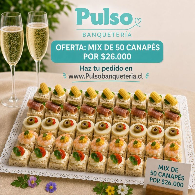 Canapés 50 unidades