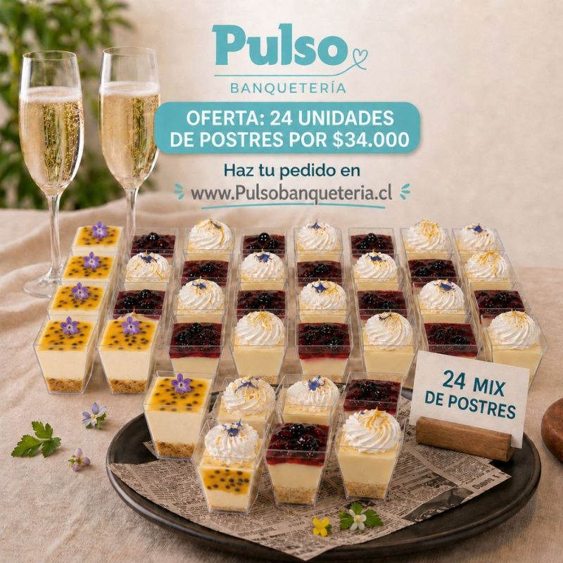 Shot de postres 24 unidades